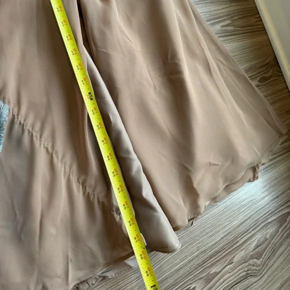 Jordan Beige A-Line Gown | Size 16 - Picture 5 of 10